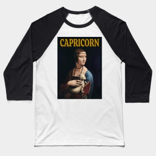 Capricorn - Lady with an Ermine Baseball T-Shirt